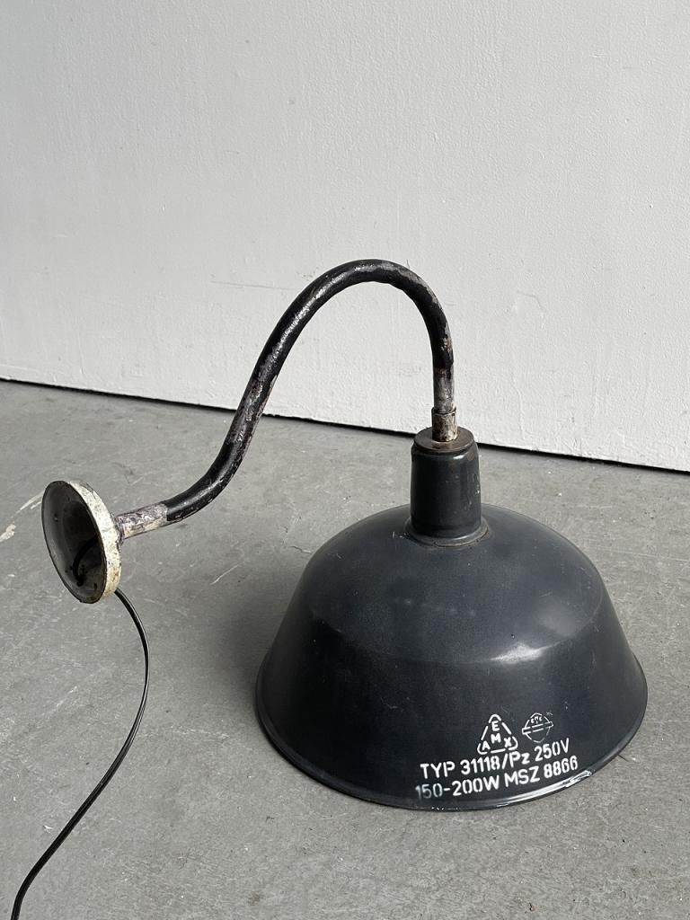 ヴィンテージ インダストリアル ホーロー ブラケットランプ