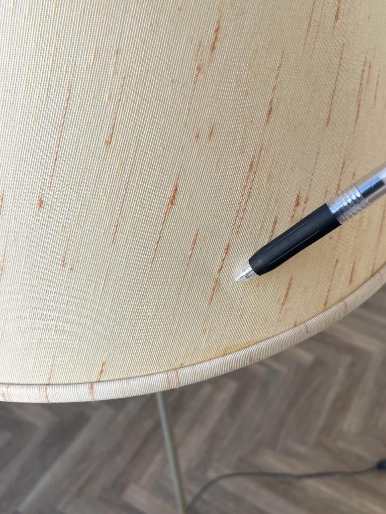 独70年代　DOMUS ヴィンテージ・フロアランプ　上質なパインとウール　未使用 独70年代 DOMUS ヴィンテージ・フロアランプ 上質なパインと