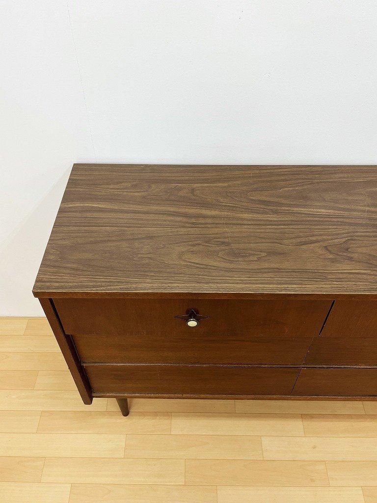 【ヴィンテージ】Ward furniture サイドボード チェスト 1960-70's Ward Furniture社製 ヴィンテージ ウッド サイドボード