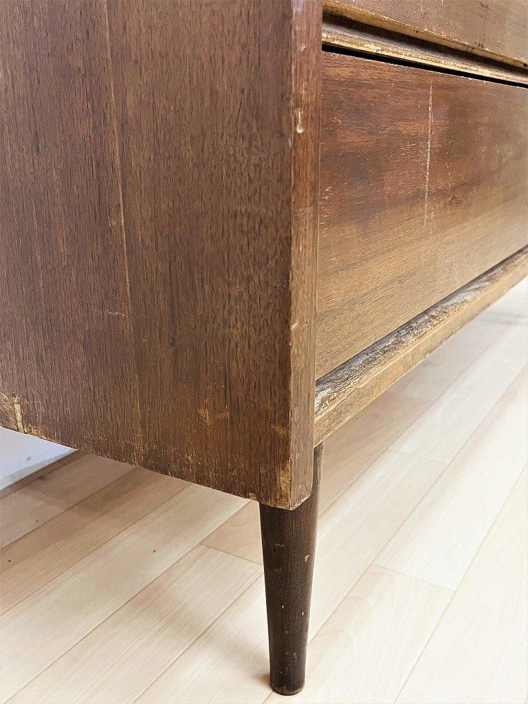 【ヴィンテージ】Ward furniture サイドボード チェスト 1960-70's Ward Furniture社製 ヴィンテージ ウッド サイドボード
