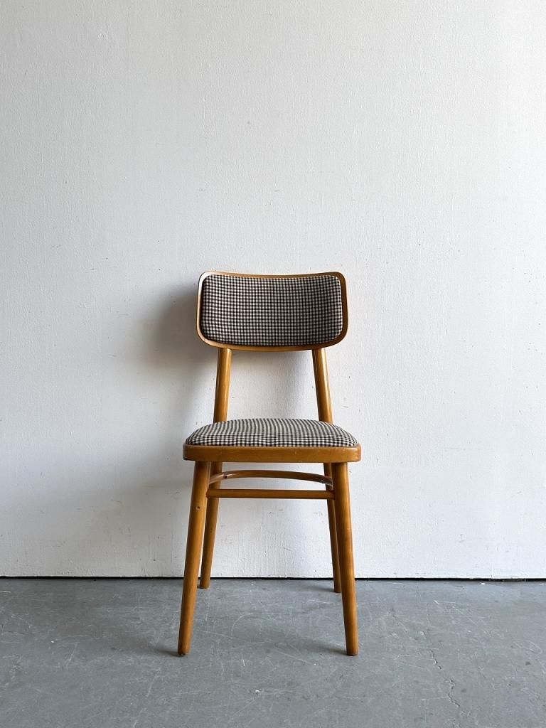 MA2、TON社製ダイニングチェア 1960's TON社製 ヴィンテージ ファブリック ダイニングチェア