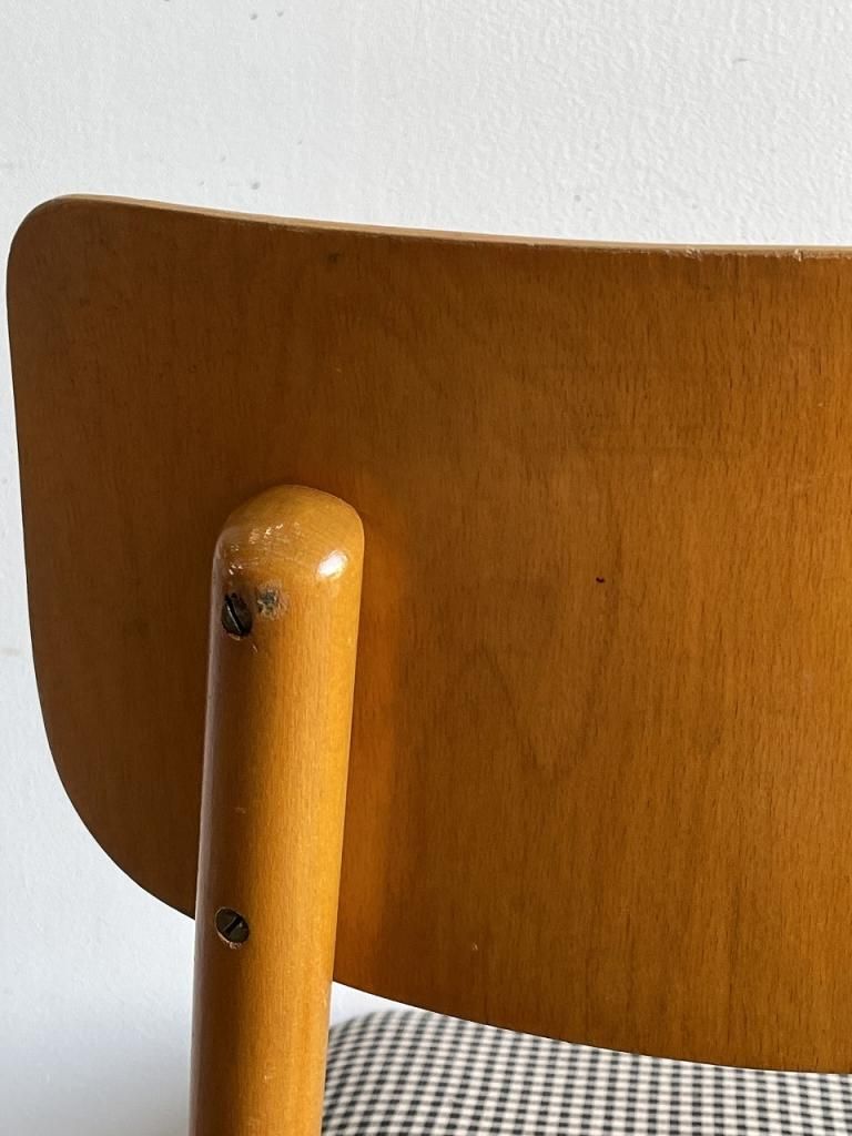 1960's TON社製 ヴィンテージ ファブリック ダイニングチェア
