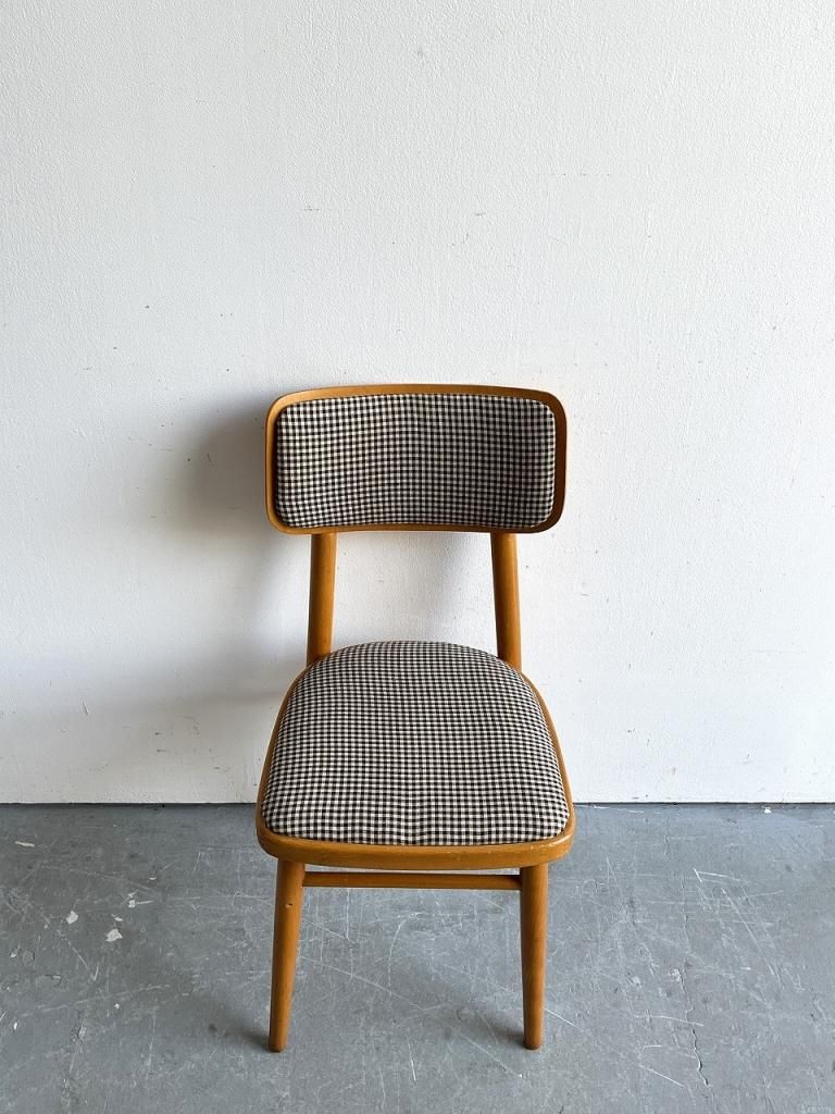 1960's TON社製 ヴィンテージ ファブリック ダイニングチェア