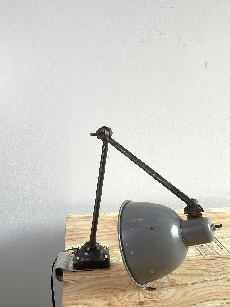 激安ショップ 食品 1940-50's デスクランプ インダストリアル ヴィンテージ フロアスタンド