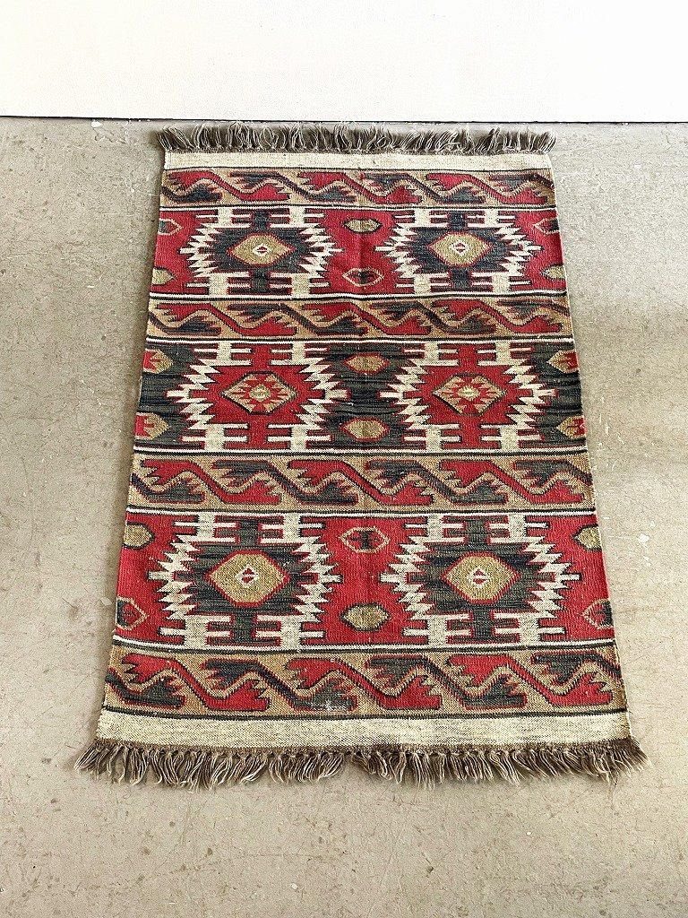 ヴィンテージキリムウールラグ