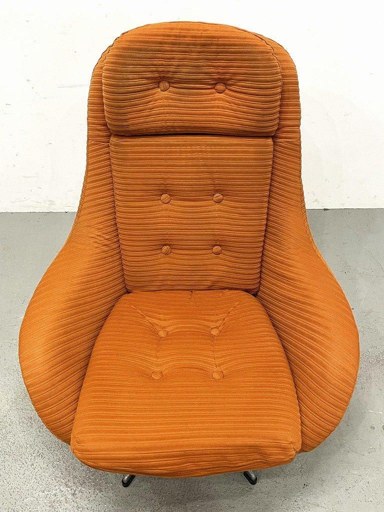 1960-70's ヴィンテージ ファブリック ラウンジチェア 1960-70's ヴィンテージ ファブリック ラウンジチェア