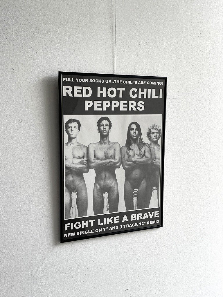 Red Hot Chili Peppers” 額入りポスター - アンティーク、ビンテージの 