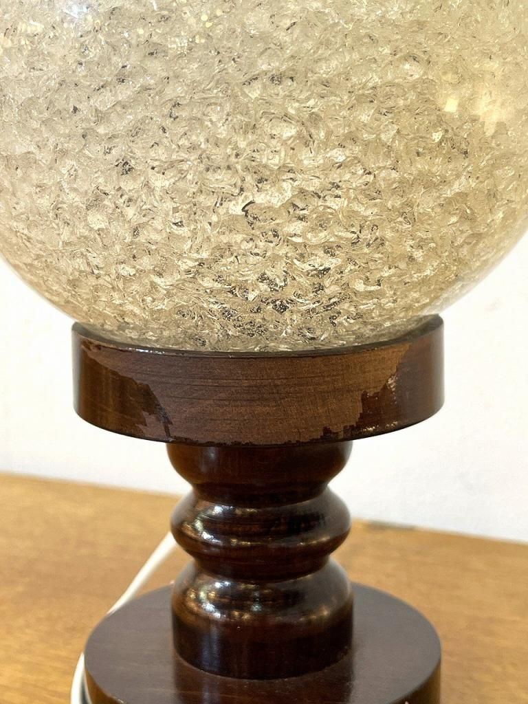 1960's ヴィンテージ ガラス テーブルランプ - アンティーク