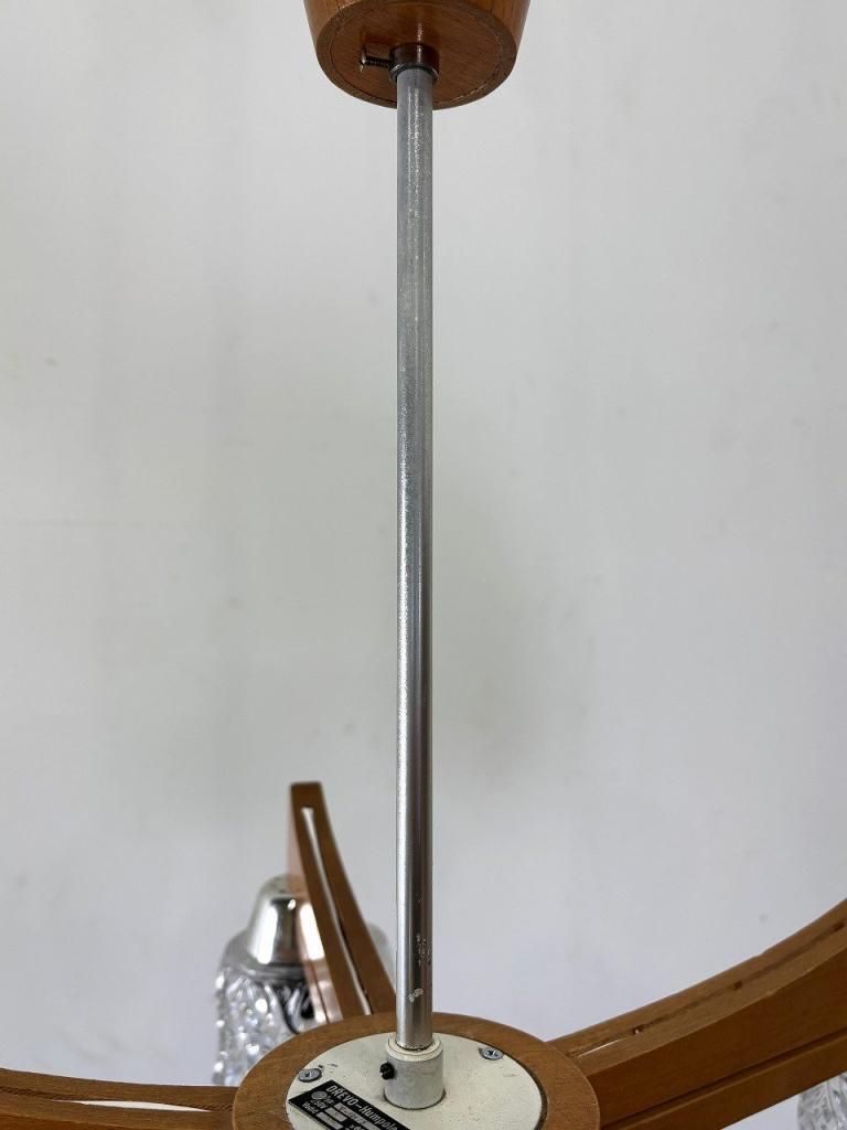 1960's DŘEVO v.d.Humpolec社製 ヴィンテージ 5灯 ウッド