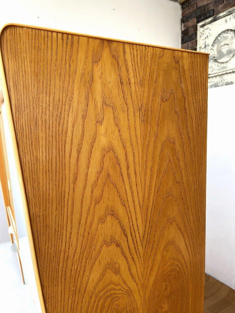 1950-60's ヴィンテージ ウッド キッチンキャビネット/カップ