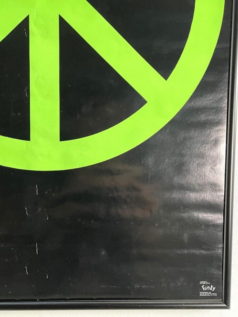 1989's ”Peace Symbol” 額入りポスター - アンティーク
