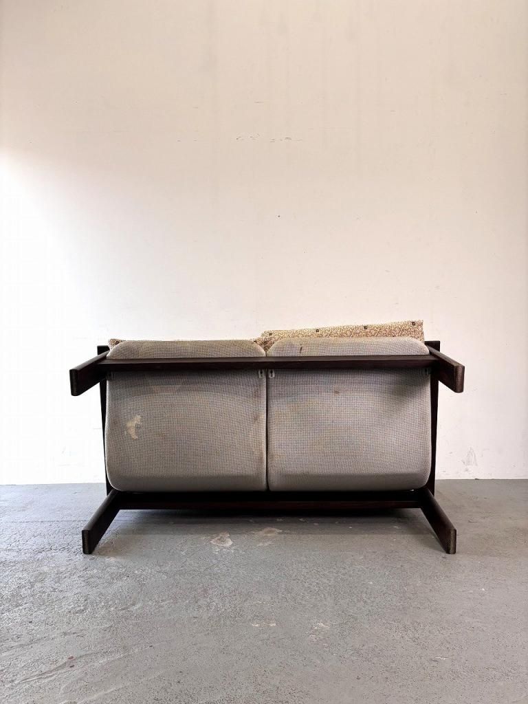 ヴィンテージ ファブリック 2シーターソファ - アンティーク