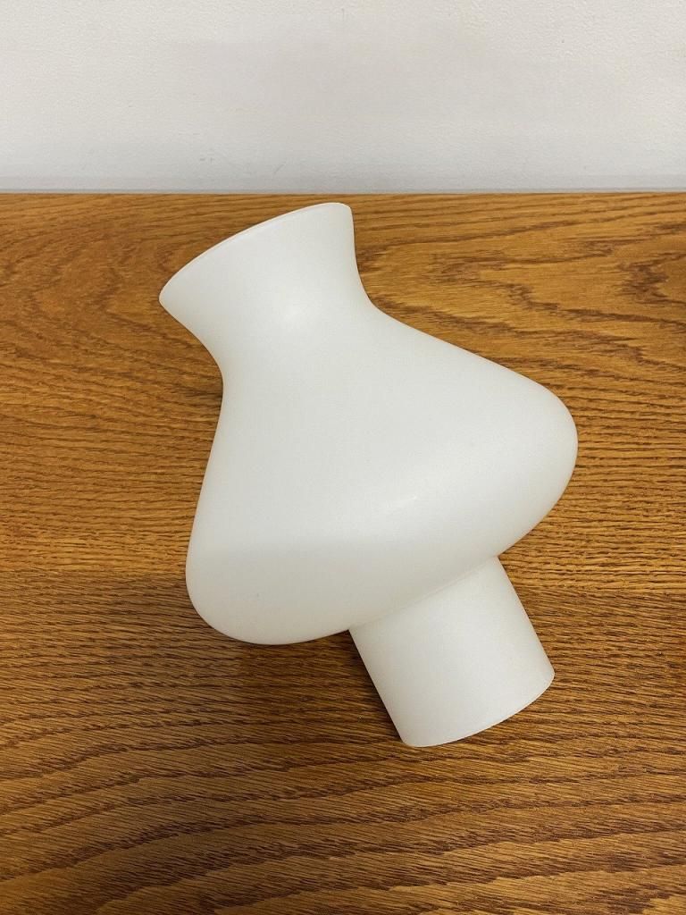 1970's ヴィンテージ フロストガラス テーブルランプ(同型2点有り