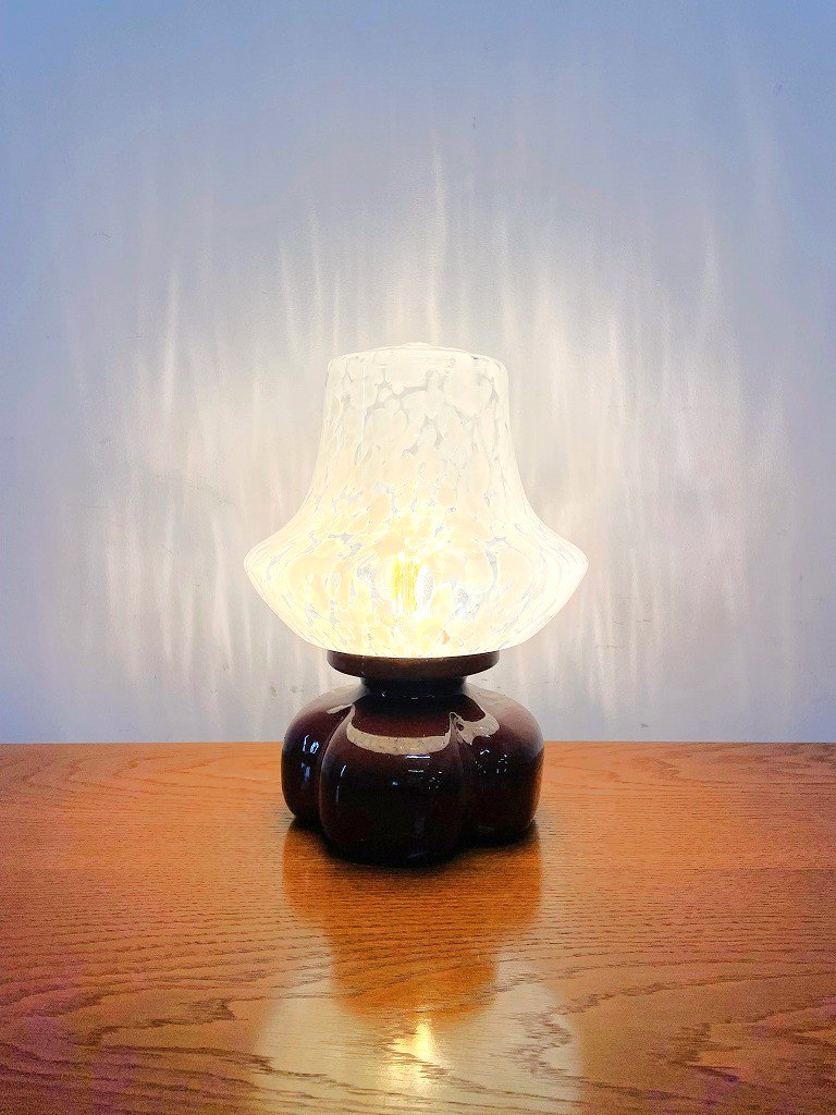 アンティーク カットガラス 猫脚 スタンドライト ランプ 机ランプ ...
