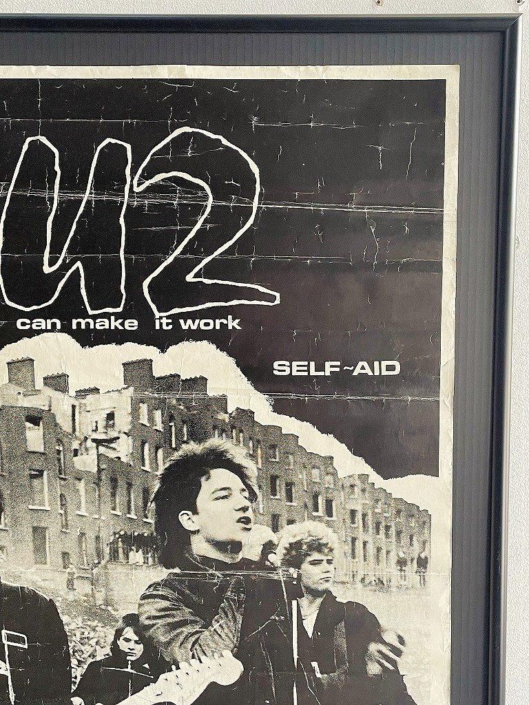 U2 ポスター  額付き U2 LIVE 額入りポスター - アンティーク、ビンテージの