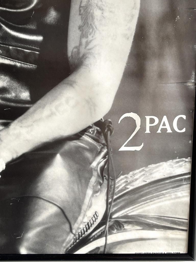 1997's 2PAC 額入りポスター - アンティーク、ビンテージの