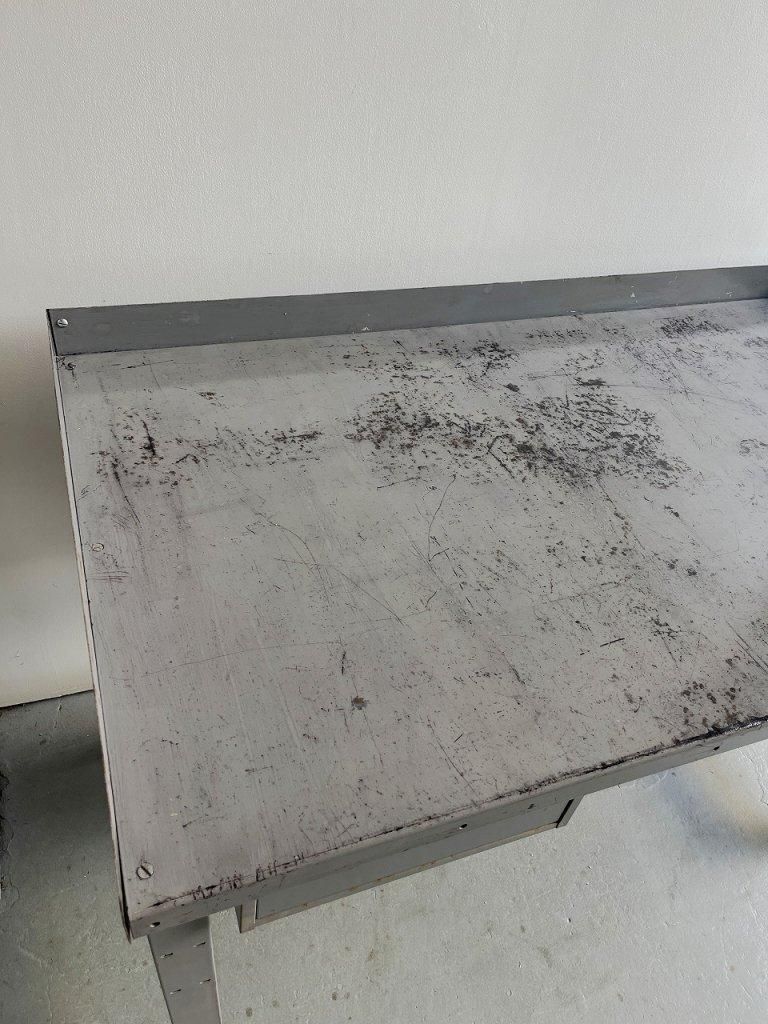 アンティーク/ビンテージ 鉄製ミニテーブル 工業系 古民家 レトロ 配送料込み ○ ビンテージスタイル Vintage Style パレットテーブル