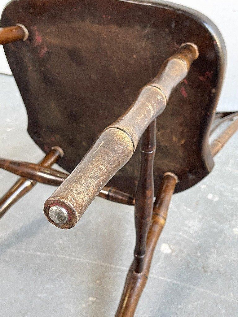 【ダイニングチェア】木製　スティックバックチェア　昭和レトロヴィンテージ◎ 1940-60's ヴィンテージ ウッド スティックバック ダイニング