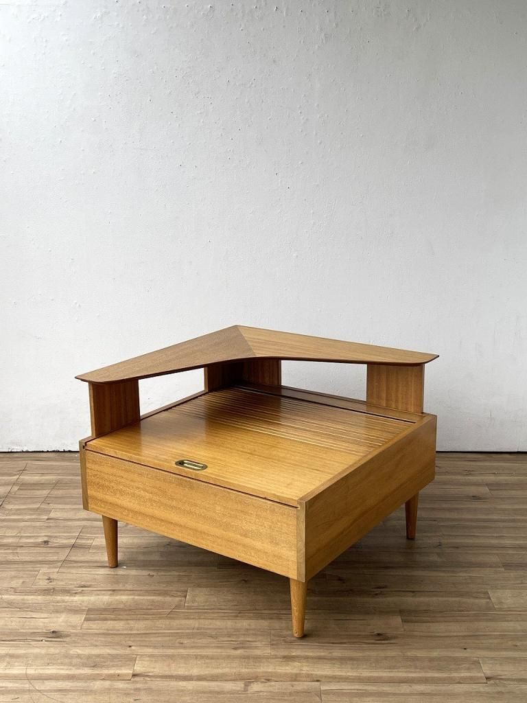 1960's Brown Saltman社製 ヴィンテージ ウッド ステップエンド