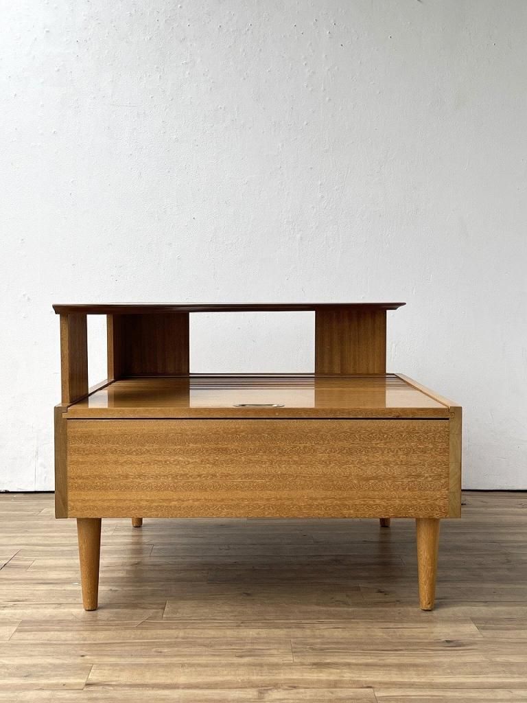 1960's Brown Saltman社製 ヴィンテージ ウッド ステップエンド