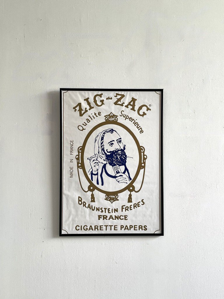 ZIG-ZAG 額入りポスター - アンティーク、ビンテージのインテリア家具 