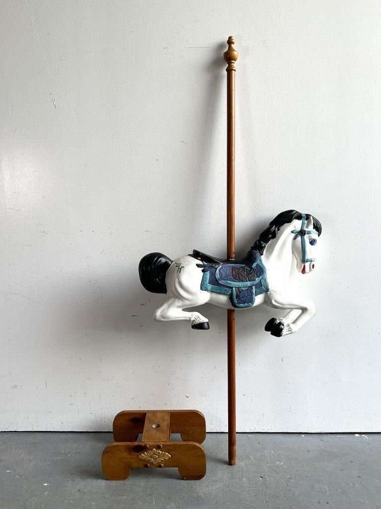 メリーゴーランド　ホリデー　ワークショップ Wonder Projects社製 ヴィンテージ メリーゴーランド ホース