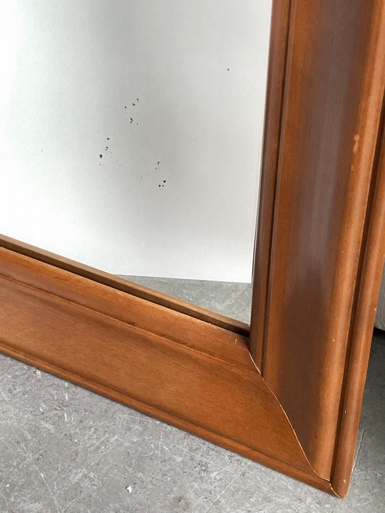 ヴィンテージ ウッドフレーム ウォール ミラー (1360mm×770mm