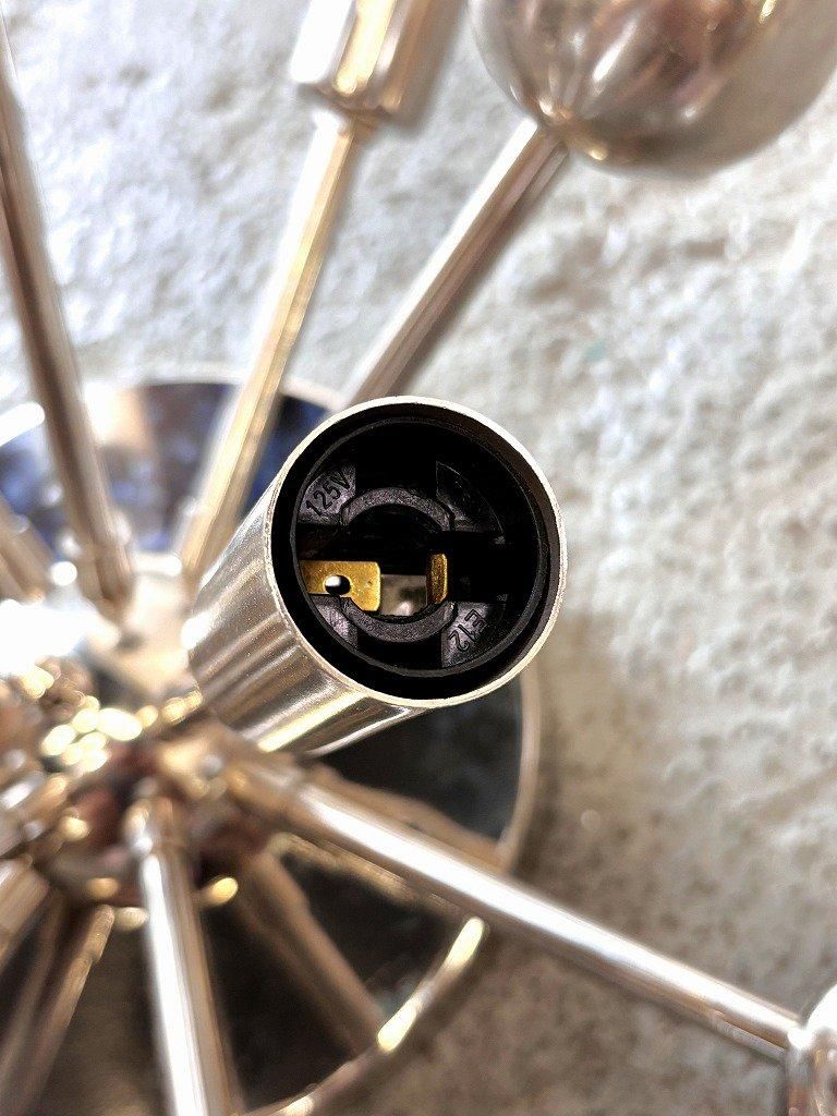 スプートニクランプ 6灯 クロームメタル Sputnik wall lamp 6灯 Sputnik球 type / スプートニク ウォール