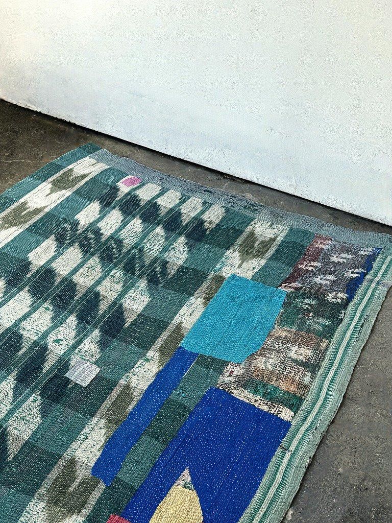 ヴィンテージ ハンドメイド カンタキルト (1800mm×1260mm