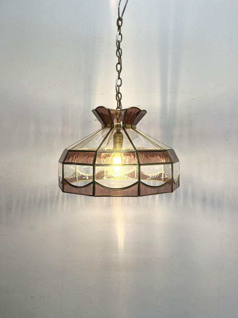 ステンドグラスランプ卓上ライトアンティークビンテージスペクトラム ステンドグラスランプ卓上ライトアンティークビンテージスペクトラム