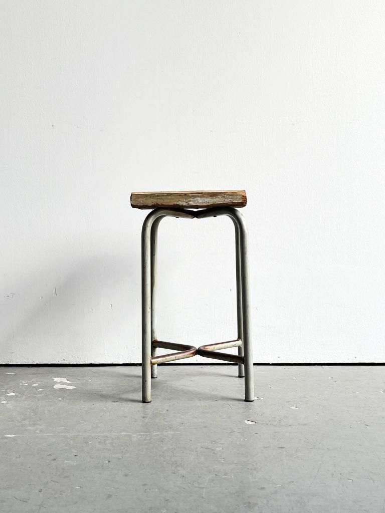 ヴィンテージ アイアン スツール - アンティーク、ビンテージの