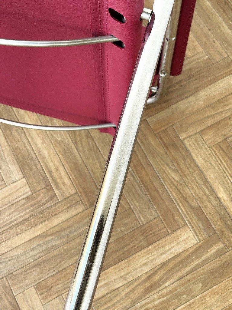 ヴィンテージ ビニールレザー カンチレバーチェア(2) - アンティーク