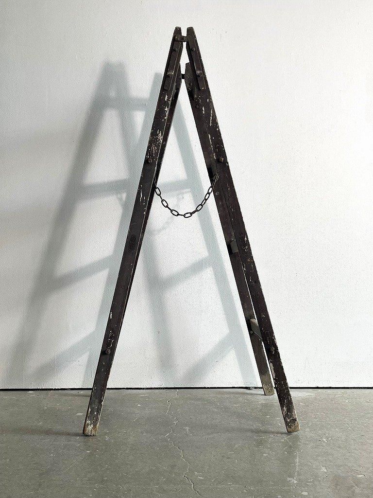 ヴィンテージラダー ヴィンテージ ウッド ラダー / はしご※店舗お引き取り限定