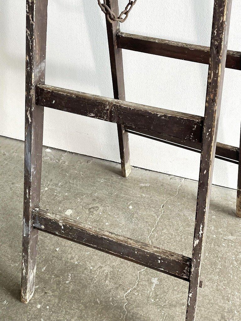 アンティークシダー　ラダー　ラック　　はしご　ディスプレイはしご　ヴィンテージ ヴィンテージ ラダー / はしご - アンティーク、ビンテージの