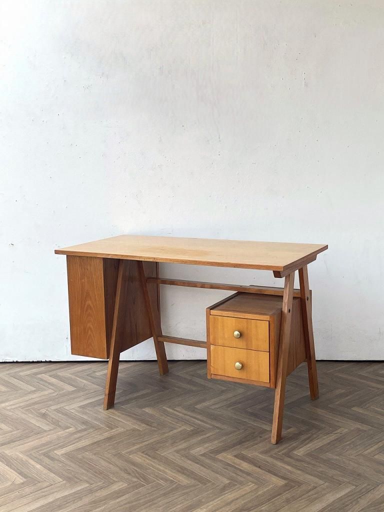 1960-70's ヴィンテージ ウッド デスク - アンティーク、ビンテージの