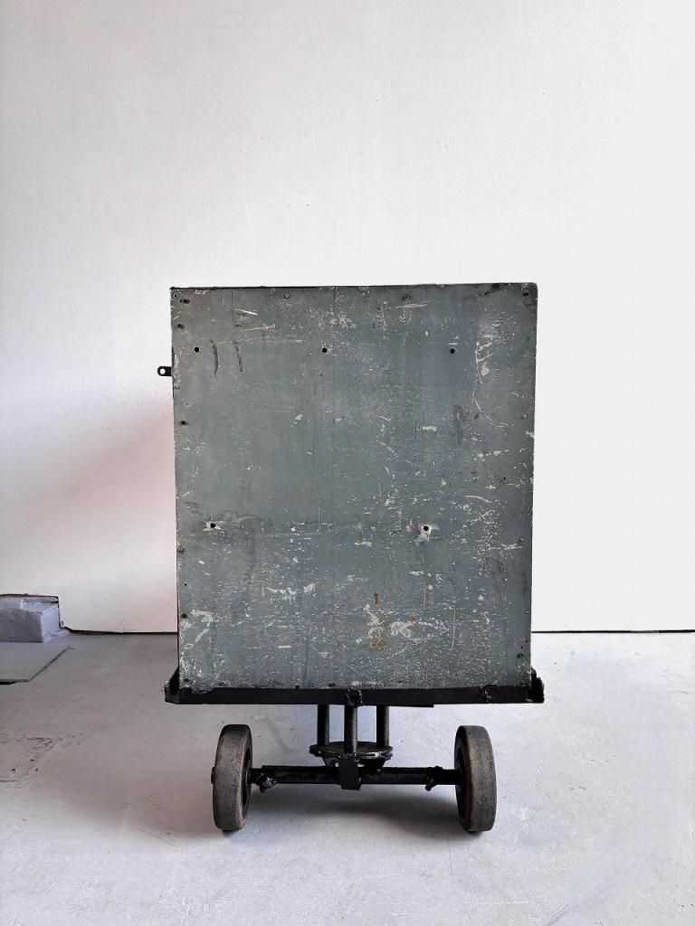 ヴィンテージ キャスター付き ワークテーブル - アンティーク