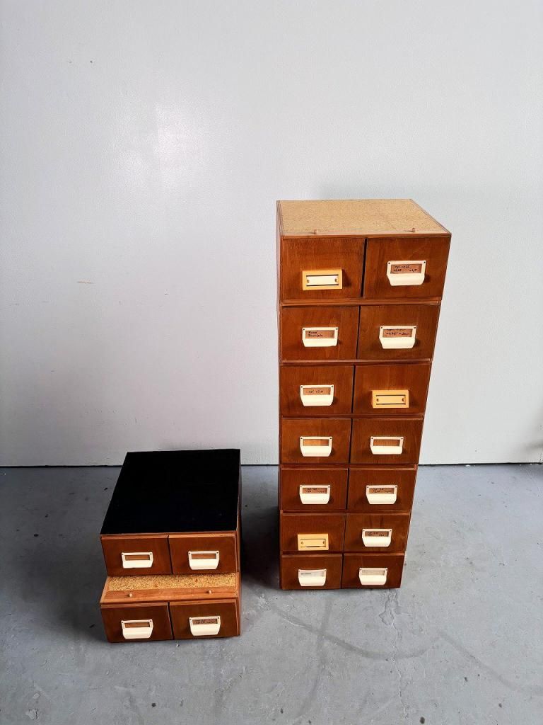 1970´s ヴィンテージ ウッド パーツキャビネット②