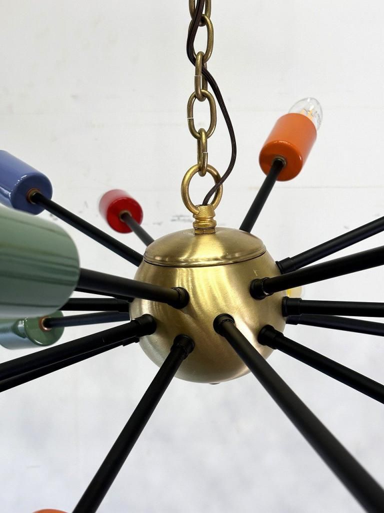 アンティーク スプートニクランプ 1950's ヴィンテージ 18灯 スプートニク ランプ - アンティーク