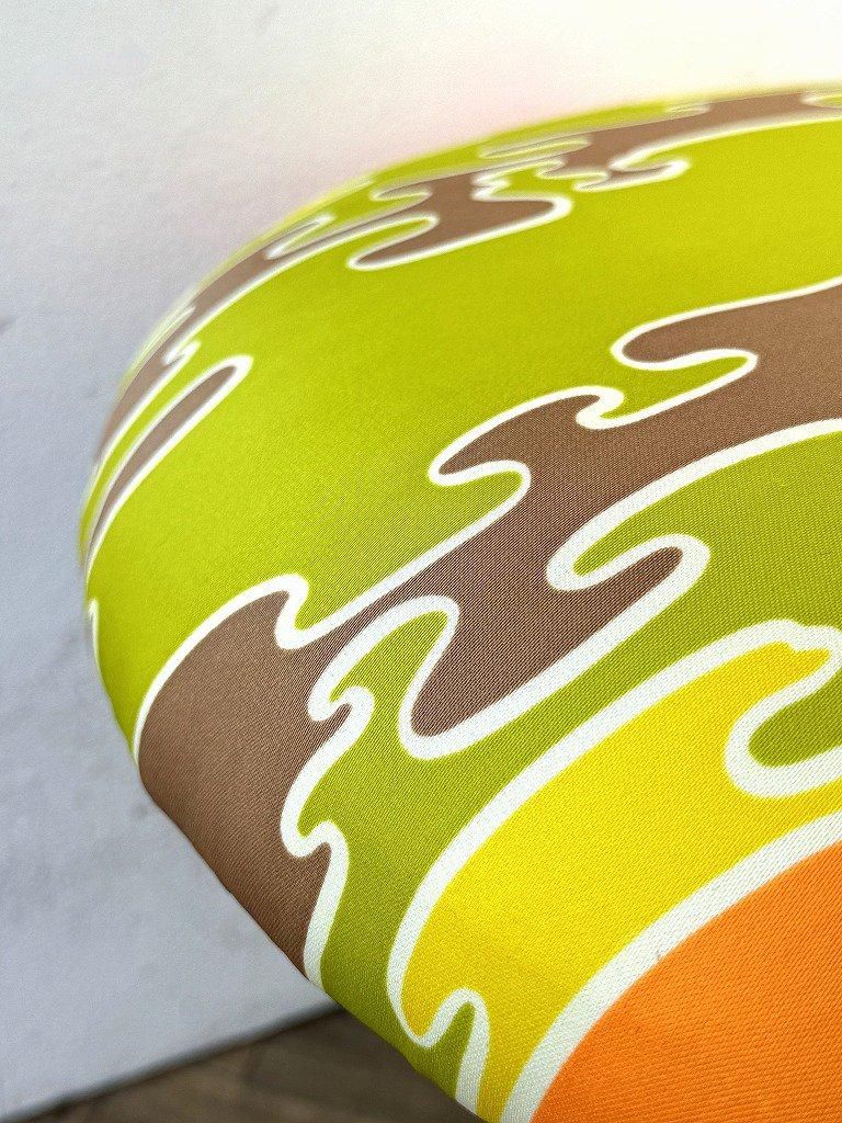 ヴィンテージ 70's サイケデリック ファブリック マッシュルーム