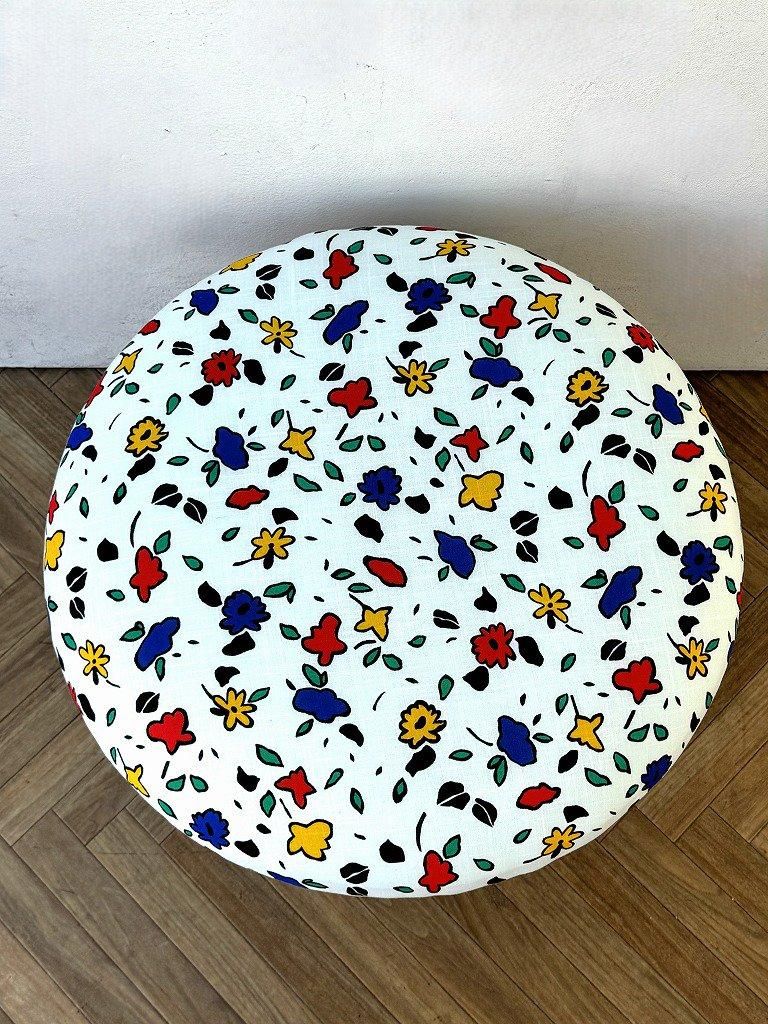 ヴィンテージ 70's フラワーデザイン ファブリック