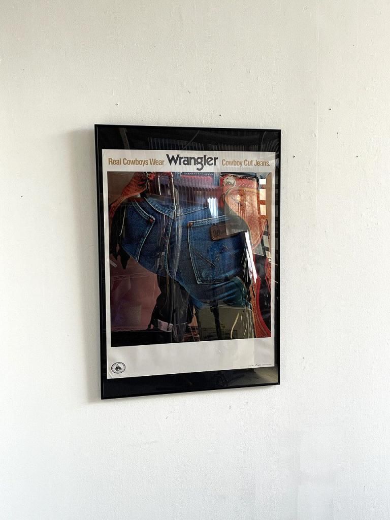 ヴィンテージ wrangler ポスター ポップ 看板