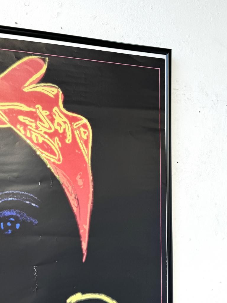 1989's ヴィンテージ Andy Warhol 額入りポスター