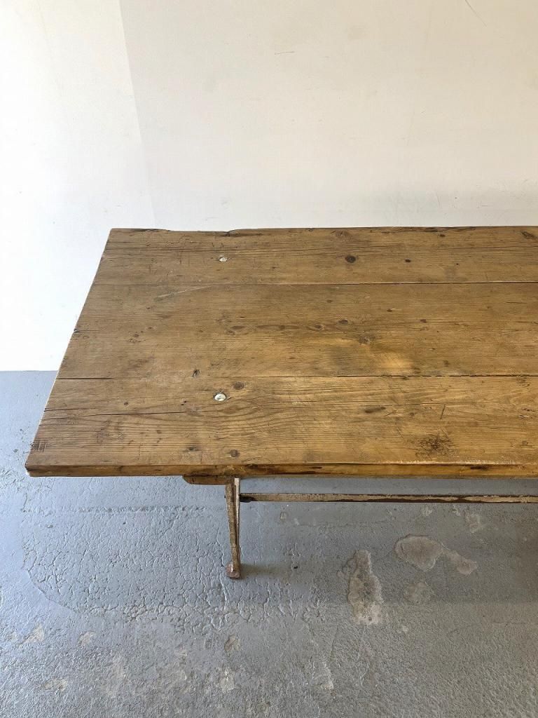 ヴィンテージ　テーブル ヴィンテージ インダストリアル ワークテーブル - アンティーク