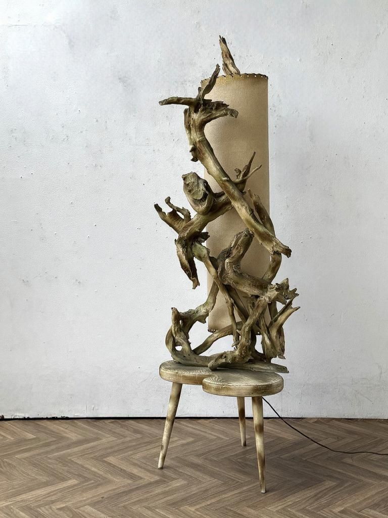 流木のランプ 流木ランプ 80サイズ【No.0022】 スタンドライト・テーブル