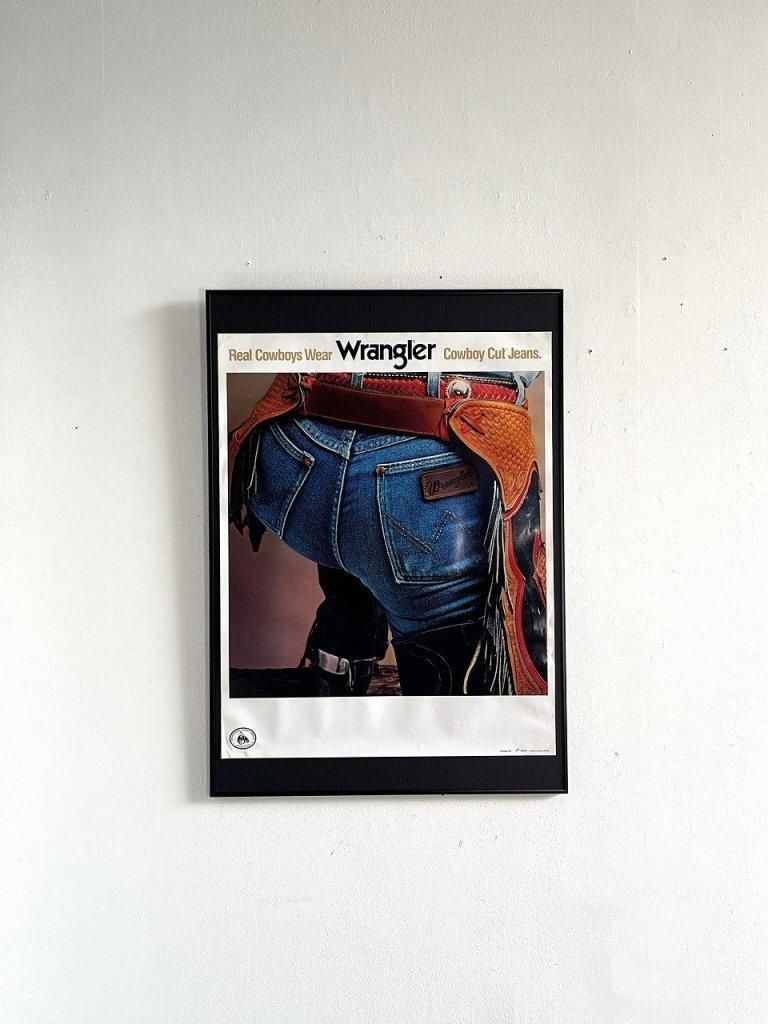 ヴィンテージ wrangler ポスター ポップ 看板