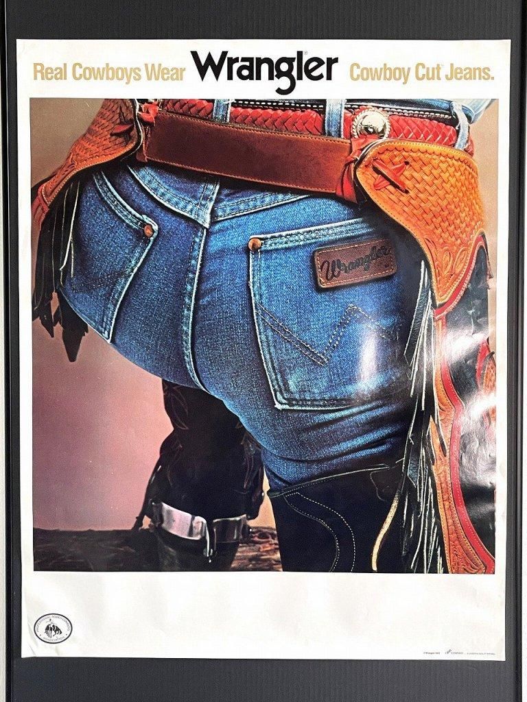 ヴィンテージ wrangler ポスター ポップ 看板