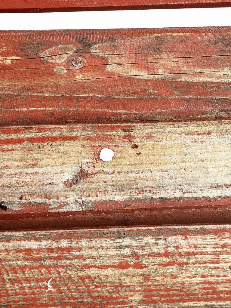 ヴィンテージ ウッド ガーデンベンチ - アンティーク、ビンテージの