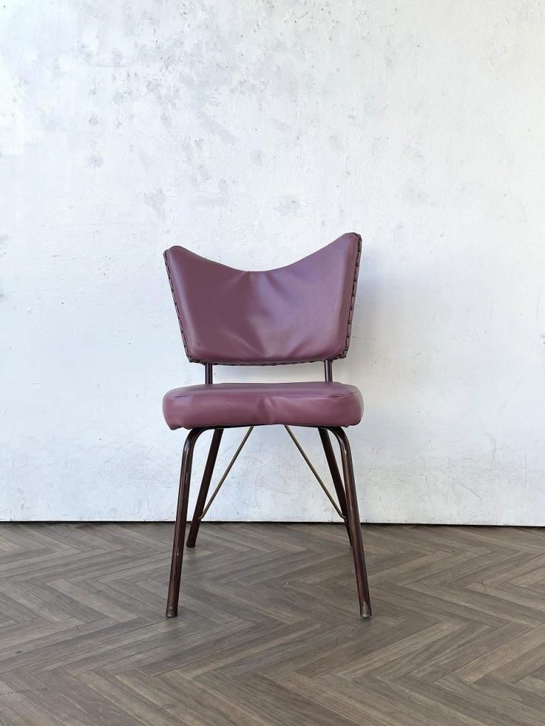 1950's ヴィンテージ ビニールレザー ダイニングチェア - アンティーク