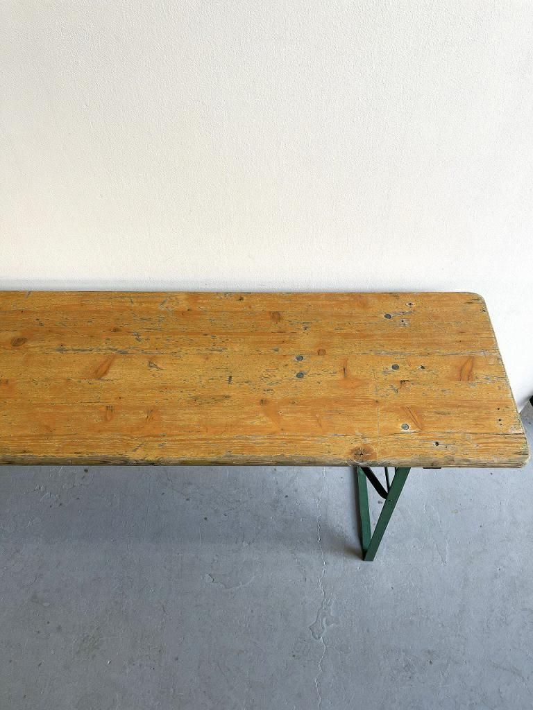 ヴィンテージ ウッド フォールディング ワークテーブル(3