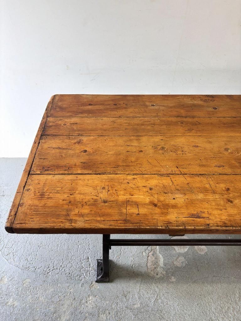 ヴィンテージ インダストリアル ワークテーブル - アンティーク